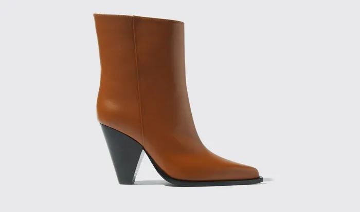 Scarosso Boots Women Emily Chestnut Chestnut 8211 Calf