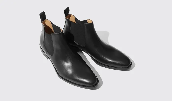 Scarosso Chelsea Boots Men Leonardo Nero Black 8211 Calf