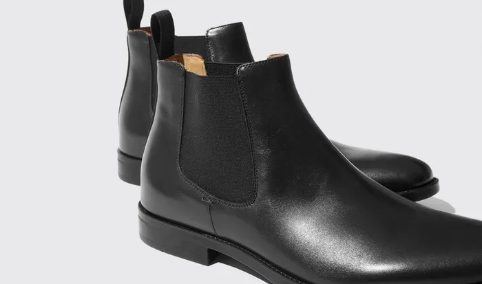 Scarosso Chelsea Boots Men Leonardo Nero Black 8211 Calf