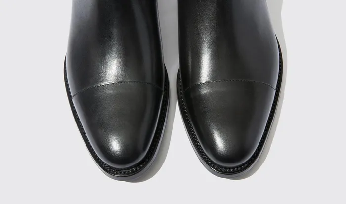 Scarosso Chelsea Boots Men Michelangelo Nero Black Calf