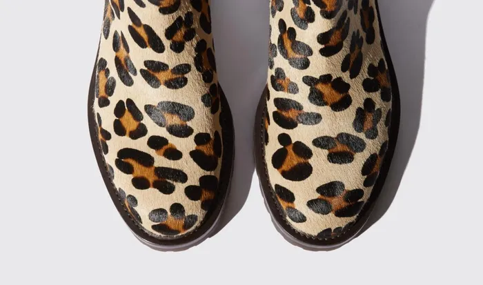 Scarosso Chelsea Boots Men Wooster Leopard Leopard Print 8211 Pony