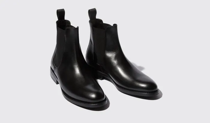 Scarosso Chelsea Boots Women Claudia Nera Black 8211 Calf