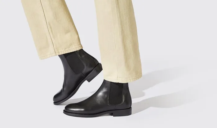 Scarosso Chelsea Boots Women Claudia Nera Black 8211 Calf