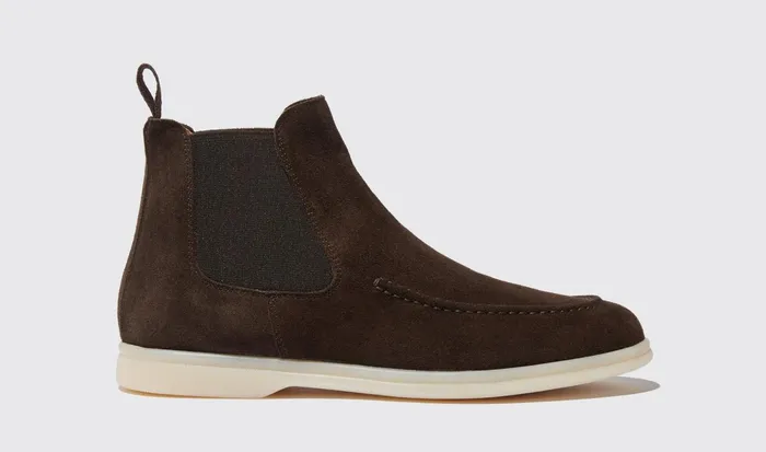 Scarosso Chelsea Boots Women Eugenia Moro Scamosciata Brown 8211 Suede Leather