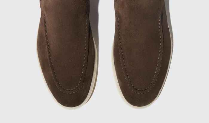 Scarosso Chelsea Boots Women Eugenia Moro Scamosciata Brown 8211 Suede Leather