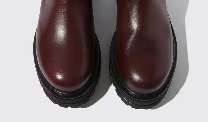Scarosso Chelsea Boots Women Naomi Burgundy Burgundy 8211 Calf