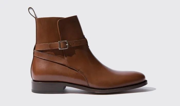 Scarosso Jodhpur Boots Men Libero Castagno Dark Brown 8211 Calf