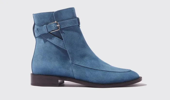 Scarosso Jodhpur Boots Women Kelly Blue Suede Blue 8211 Suede