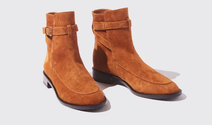 Scarosso Jodhpur Boots Women Kelly Chestnut Suede Chestnut 8211 Suede
