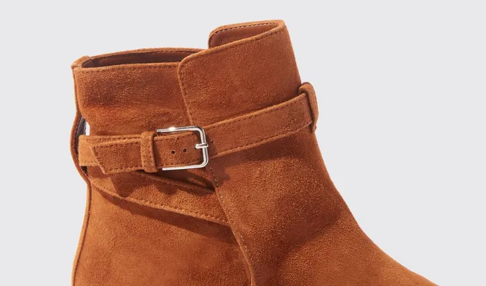 Scarosso Jodhpur Boots Women Kelly Chestnut Suede Chestnut 8211 Suede