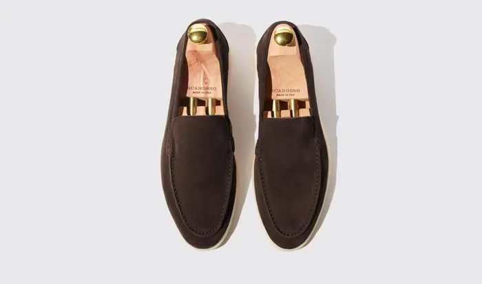 Scarosso Loafers Men Ludovico Moro Scamosciato Dark Brown 8211 Suede