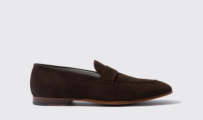 Scarosso Loafers Men Marzio Moro Scamosciato Dark Brown Suede