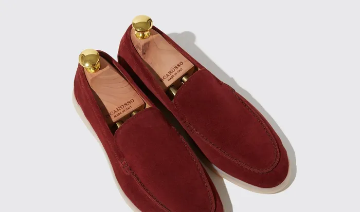 Scarosso Loafers Women Ludovica Bordeaux Scamosciata Burgundy 8211 Suede