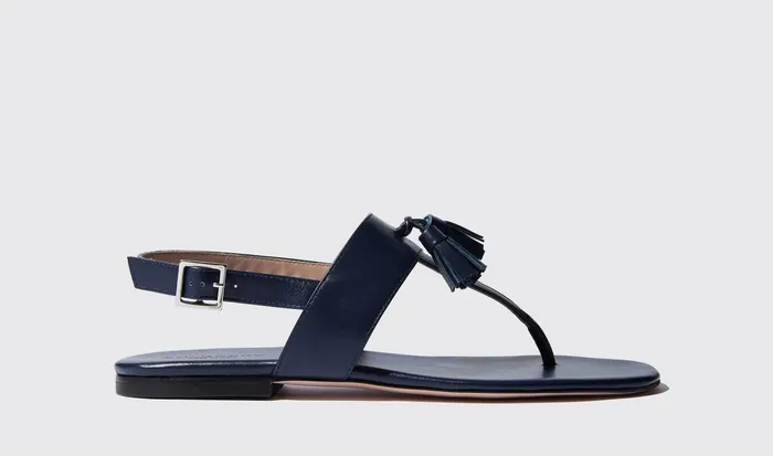 Scarosso Sandals Women Emma Blu Blue 8211 Calf