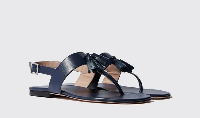 Scarosso Sandals Women Emma Blu Blue 8211 Calf