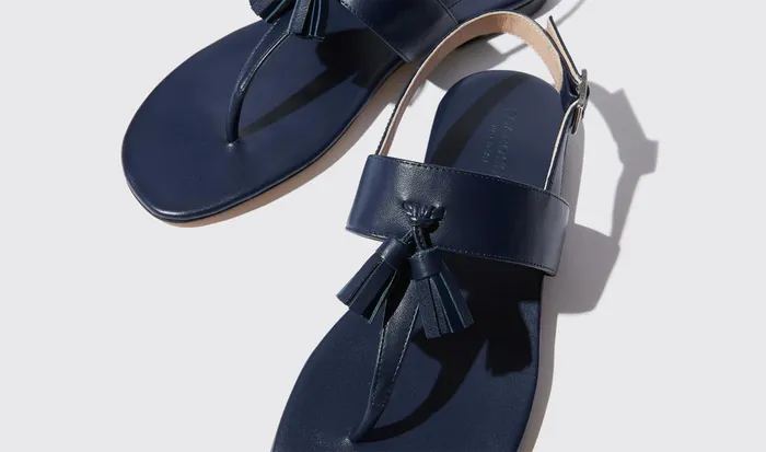 Scarosso Sandals Women Emma Blu Blue 8211 Calf