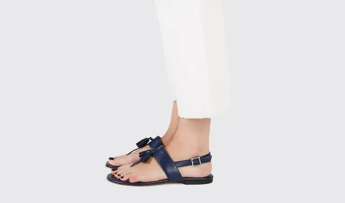 Scarosso Sandals Women Emma Blu Blue 8211 Calf