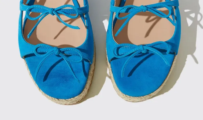 Scarosso Sandals Women Mediterraneo Light Blue 8211 Suede
