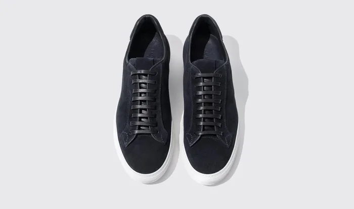 Scarosso Sneakers Men Ugo Abisso Scamosciato Blue 8211 Suede