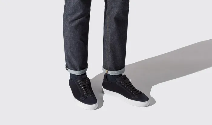 Scarosso Sneakers Men Ugo Abisso Scamosciato Blue 8211 Suede