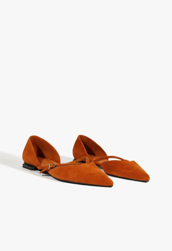 Schutz Shoes Ballerinas Women Rue Ballet Flat Brown
