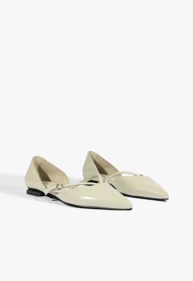 Schutz Shoes Ballerinas Women Rue Ballet Flat Grey