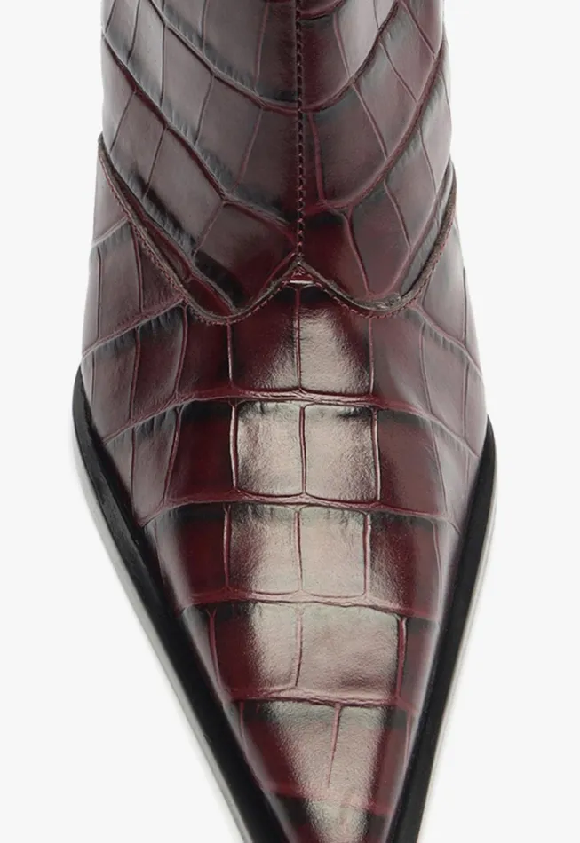 Schutz Shoes Booties Women Raffaela Bootie Cherry Wine Schutz Shoes Booties Women Raffaela Bootie Cherry Wine