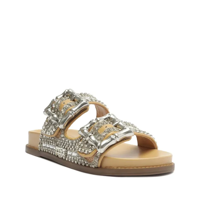 Schutz Shoes Enola Women Enola Shine Sporty Leather Sandal Light Wood Schutz Shoes Enola Women Enola Shine Sporty Leather Sandal Light Wood