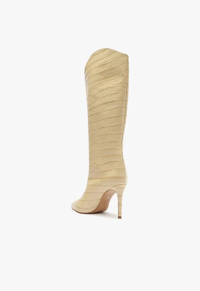 Schutz Shoes Maryana Boots Women Maryana Wide Boot Beige