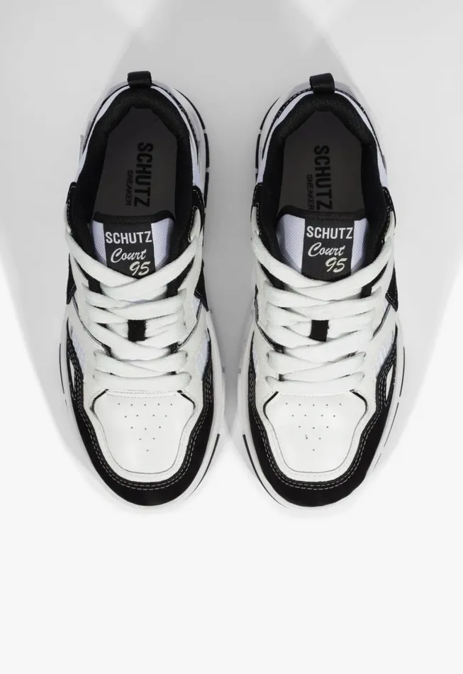 Schutz Shoes Sneakers Women Court 95 Sneaker Black