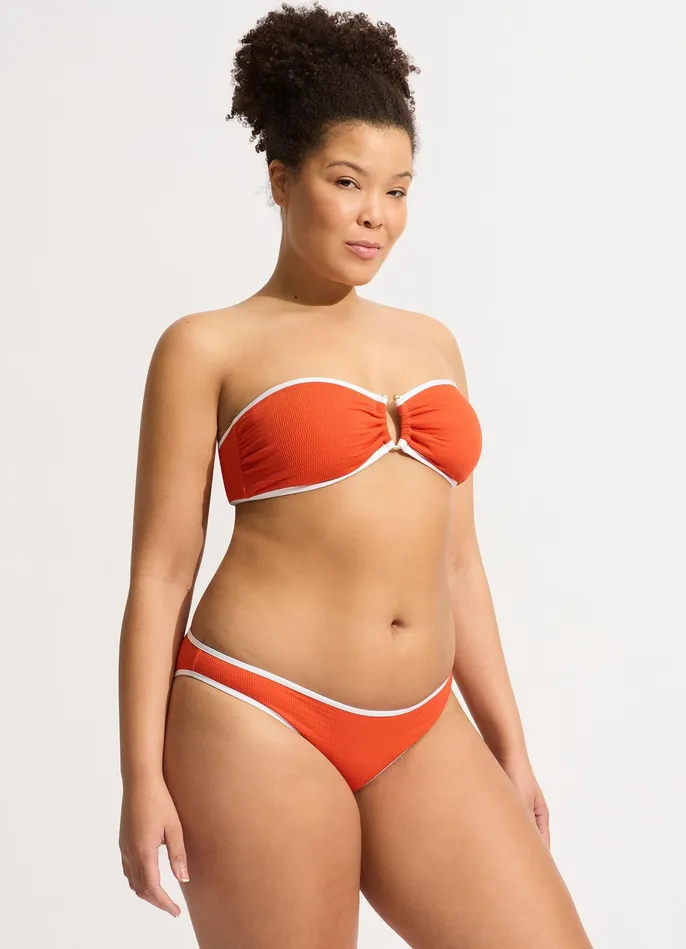Seafolly Beach Bound Hipster Bikini Bottom 8211 Tamarillo Women Hipster Seafolly Beach Bound Hipster Bikini Bottom 8211 Tamarillo Women Hipster