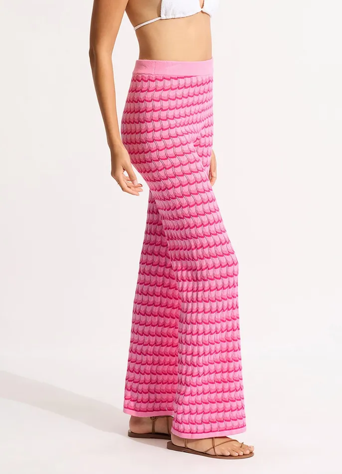 Seafolly Carnaby Knit Pant 8211 Fuchsia Rose Women Pants and Shorts Seafolly Carnaby Knit Pant 8211 Fuchsia Rose Women Pants and Shorts