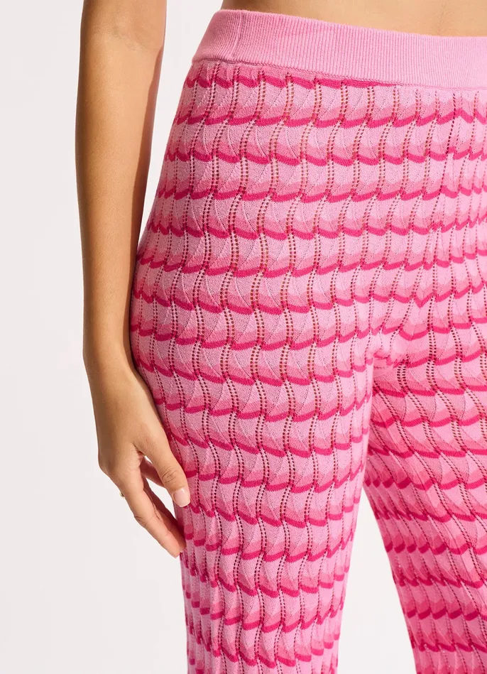 Seafolly Carnaby Knit Pant 8211 Fuchsia Rose Women Pants and Shorts Seafolly Carnaby Knit Pant 8211 Fuchsia Rose Women Pants and Shorts