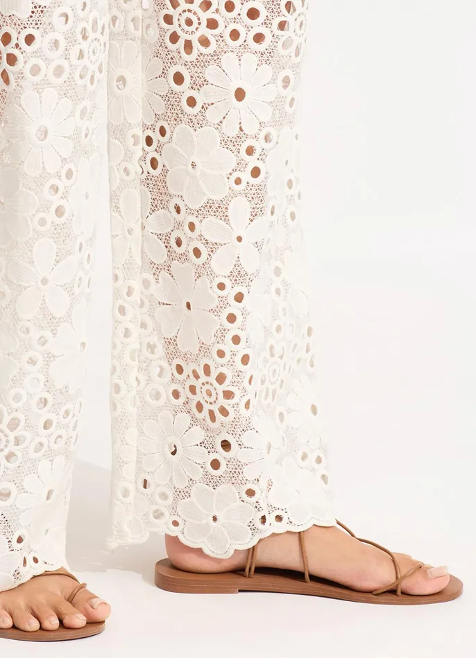 Seafolly Crochet Pant 8211 White Women Pants and Shorts Seafolly Crochet Pant 8211 White Women Pants and Shorts