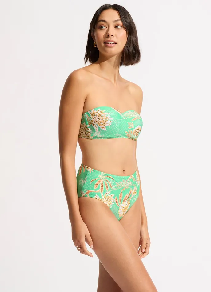 Seafolly Eden High Waisted Bikini Bottom 8211 Mint Women High Waisted Seafolly Eden High Waisted Bikini Bottom 8211 Mint Women High Waisted
