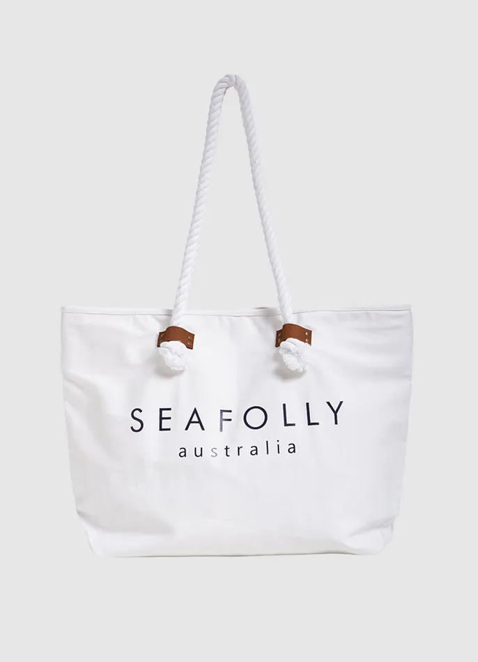 Seafolly Ship Sail Tote Bag 8211 White Women Beach Bags Seafolly Ship Sail Tote Bag 8211 White Women Beach Bags