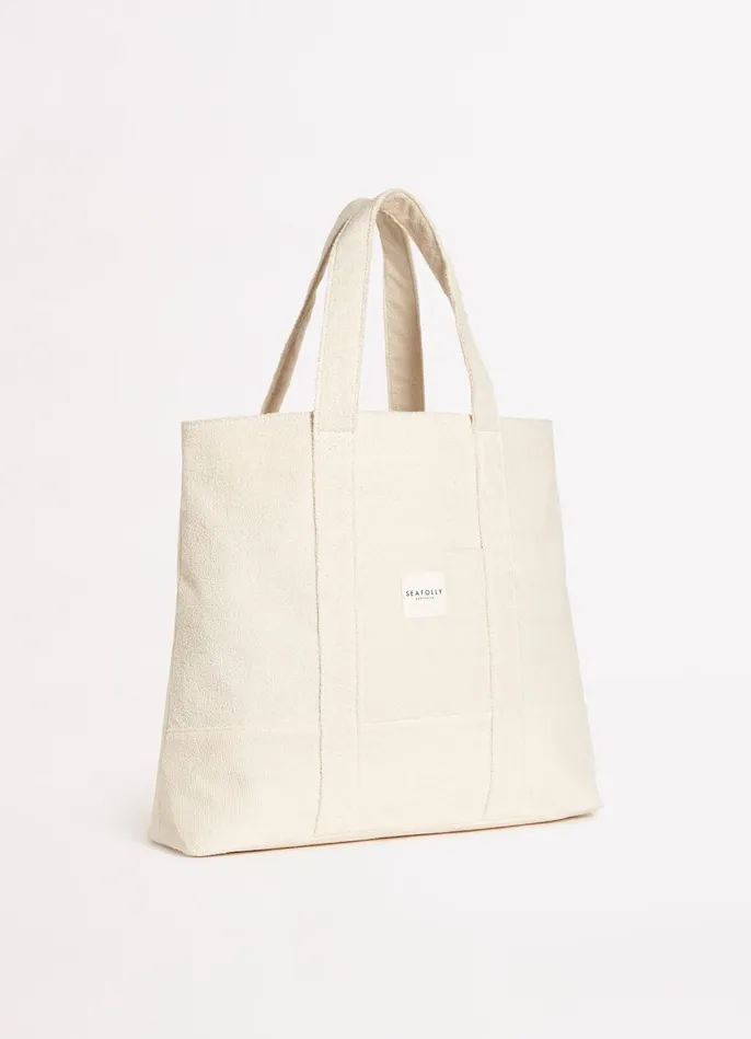 Seafolly Terry Beach Tote 8211 Sand Women Beach Bags Seafolly Terry Beach Tote 8211 Sand Women Beach Bags