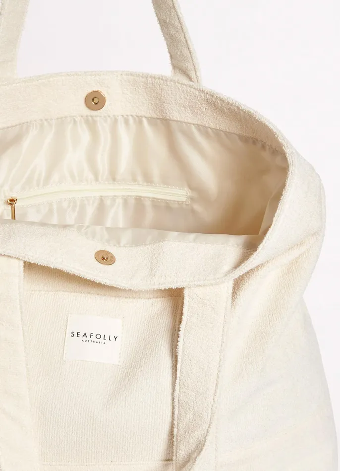 Seafolly Terry Beach Tote 8211 Sand Women Beach Bags Seafolly Terry Beach Tote 8211 Sand Women Beach Bags