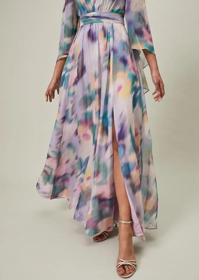 Selene Printed Maxi Dress Multicoloured Women Phase Eight Dresses