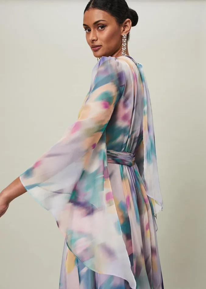 Selene Printed Maxi Dress Multicoloured Women Phase Eight Dresses