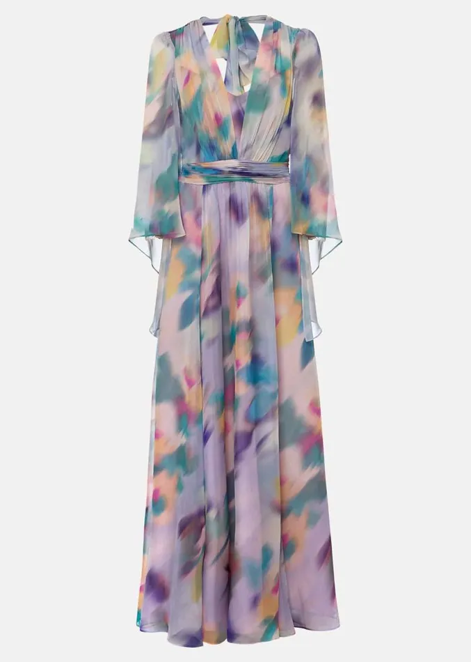 Selene Printed Maxi Dress Multicoloured Women Phase Eight Dresses