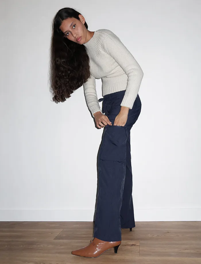 Sese Navy Women Paloma Wool Trousers