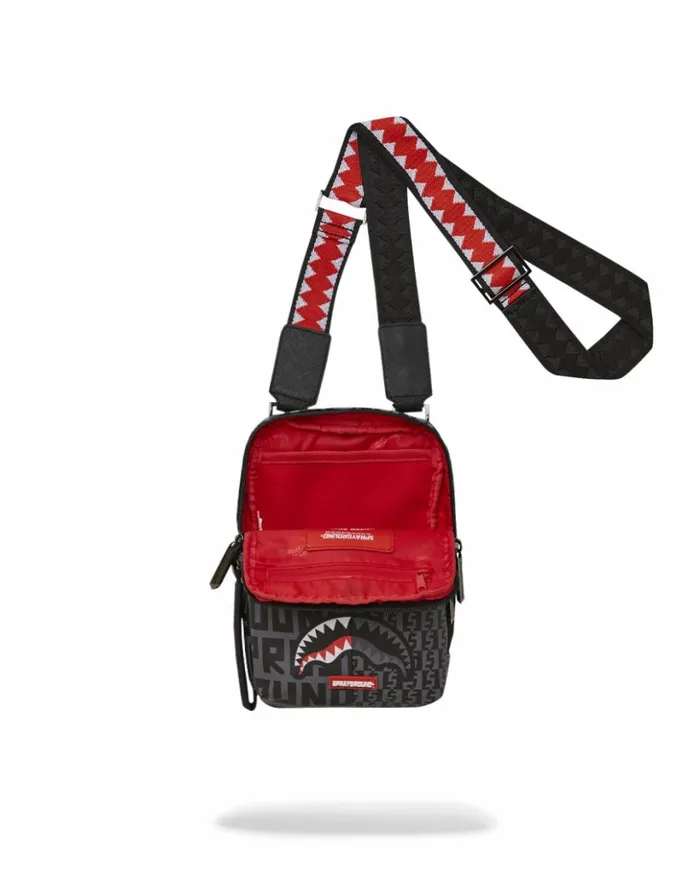 SHARKFINITY STEALTH PILOT MESSENGER SLING BAG Bags SPRAYGROUND