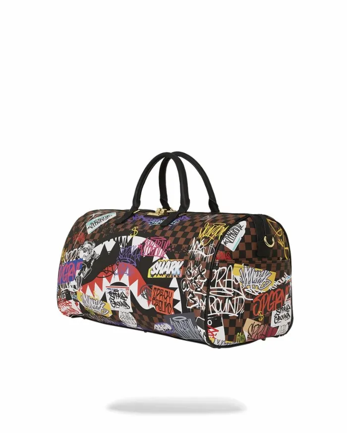 SHARKS IN PARIS THE RIZZ DUFFLE Bags SPRAYGROUND