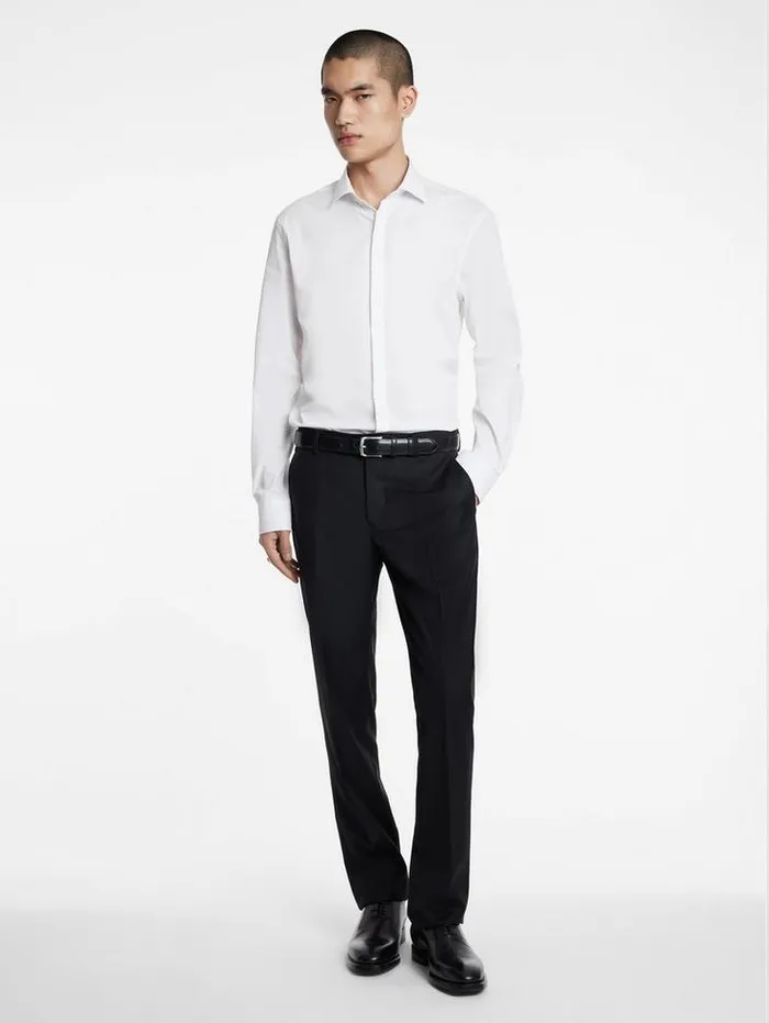 Shirts Men John Varvatos HENDRIX DRESS SHIRT Black