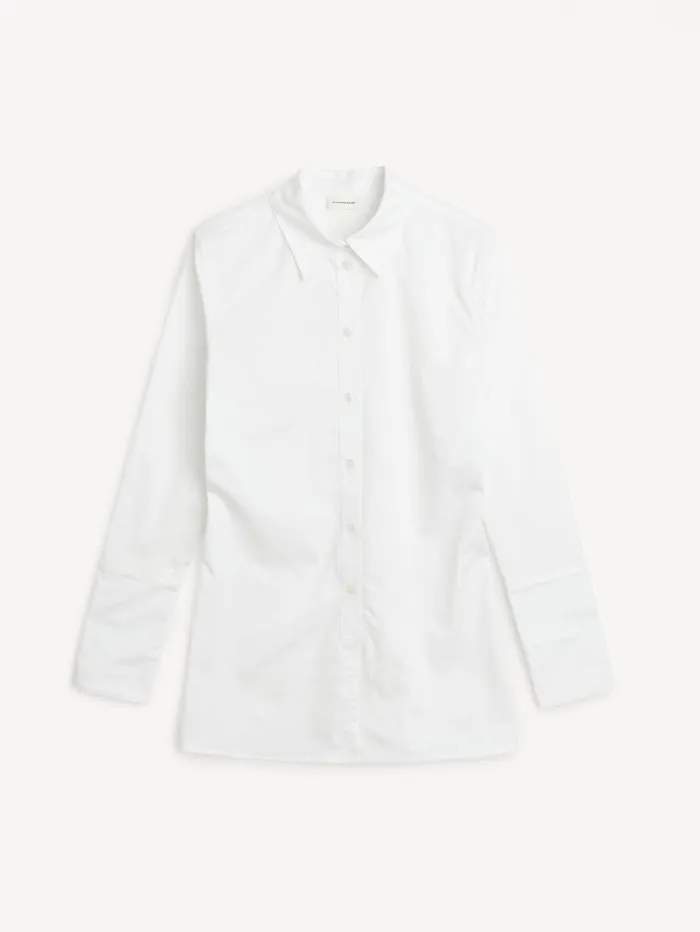 Shirts Women By Malene Birger Padano Organic Cotton Shirt Pure White