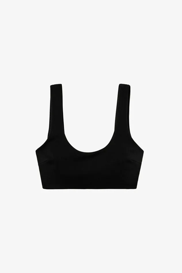 Shop Core Collection Mara Hoffman Lira Bikini Top Black