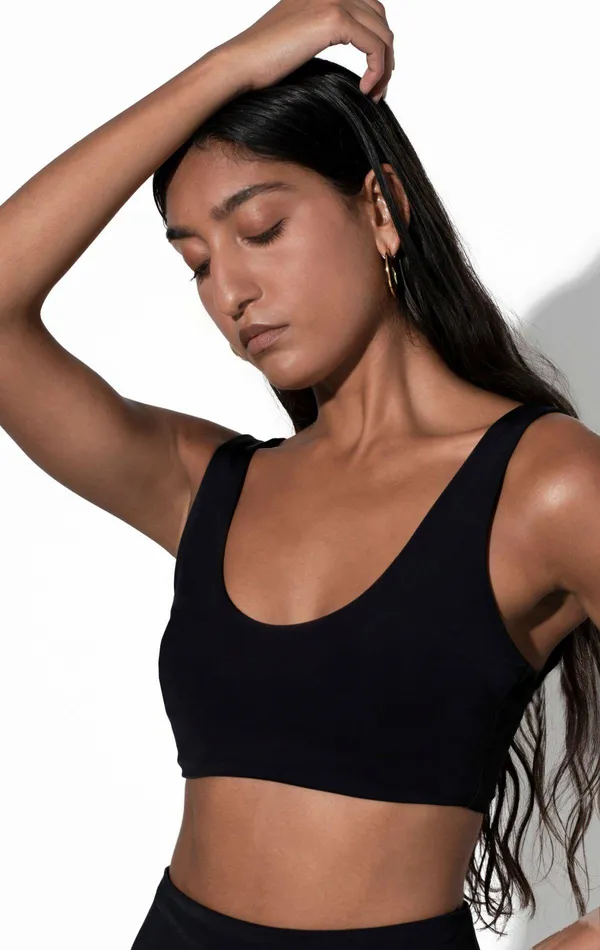 Shop Core Collection Mara Hoffman Lira Bikini Top Black Shop Core Collection Mara Hoffman Lira Bikini Top Black