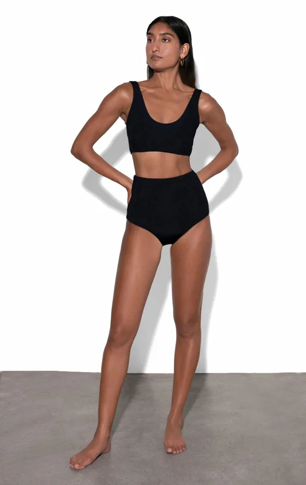 Shop Core Collection Mara Hoffman Lira Bikini Top Black Shop Core Collection Mara Hoffman Lira Bikini Top Black