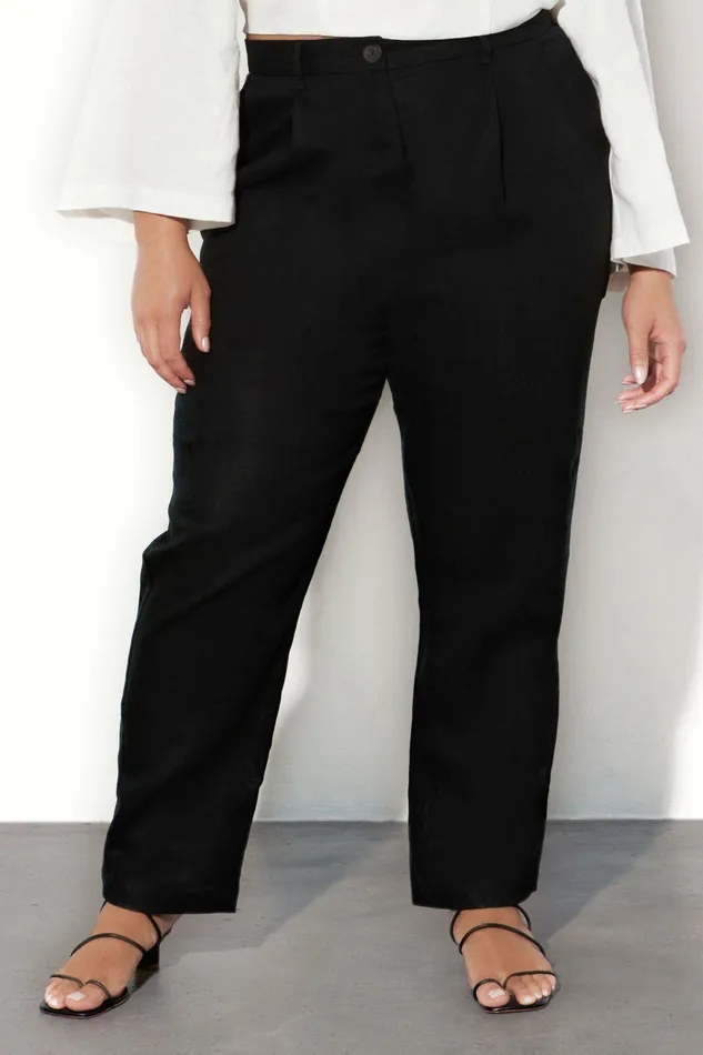 Shop Extended Sizes Mara Hoffman Extended Dita Pant Black Shop Extended Sizes Mara Hoffman Extended Dita Pant Black